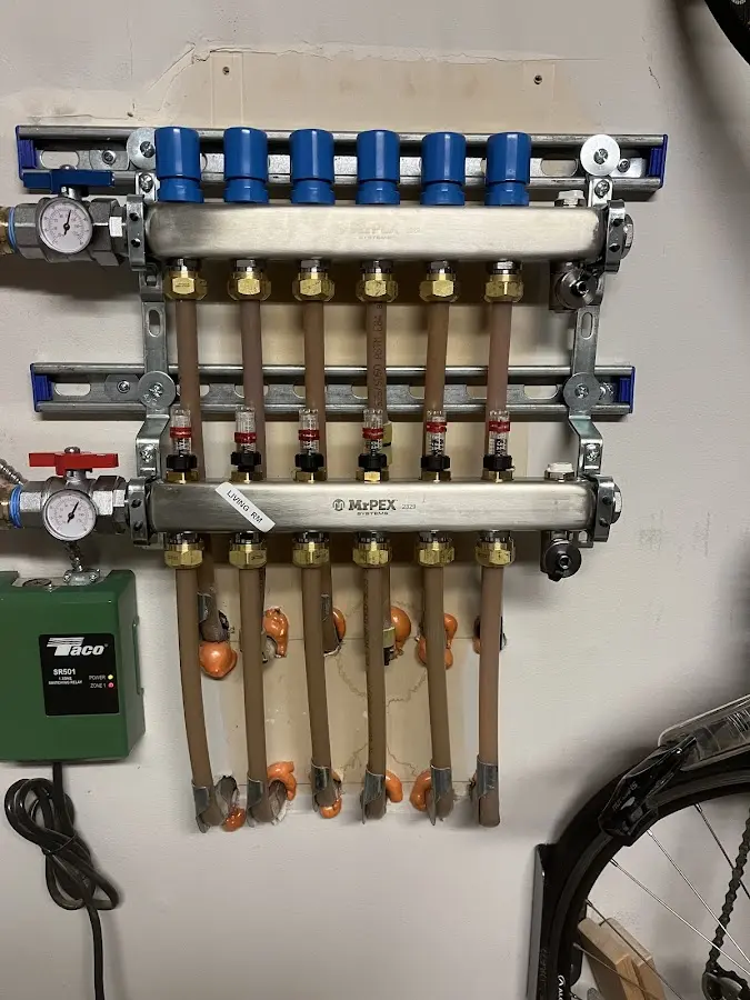 Plumber performing Leak Detection at a residential property in Slaughterville